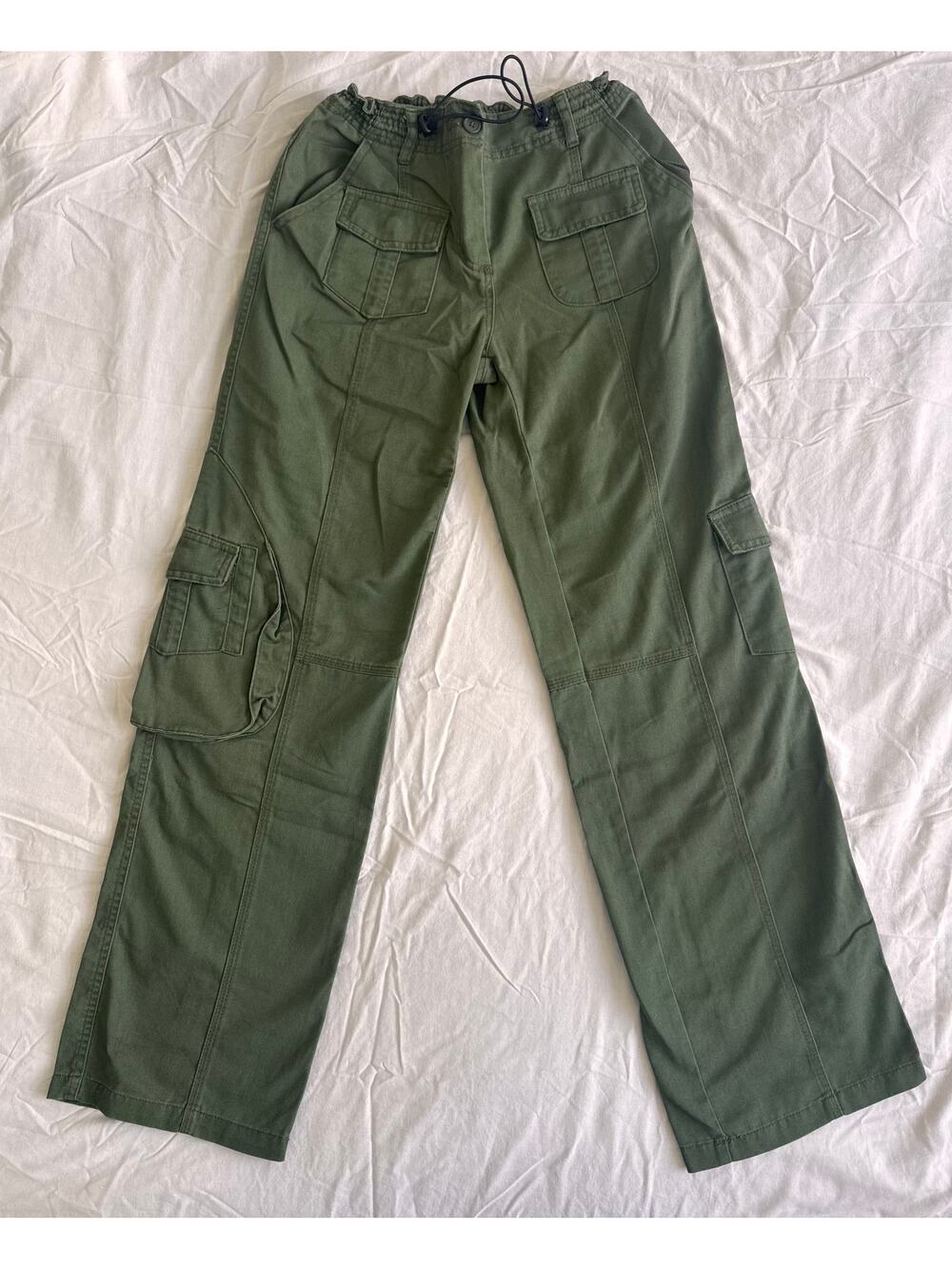 John Galt (Brandy Melville) Wide Leg Cargo Pants (XS/S)